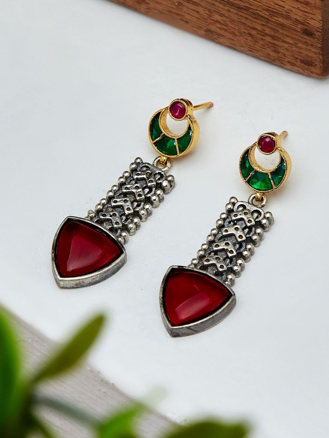 

Fabindia Contemporary Drop Earrings, Multi