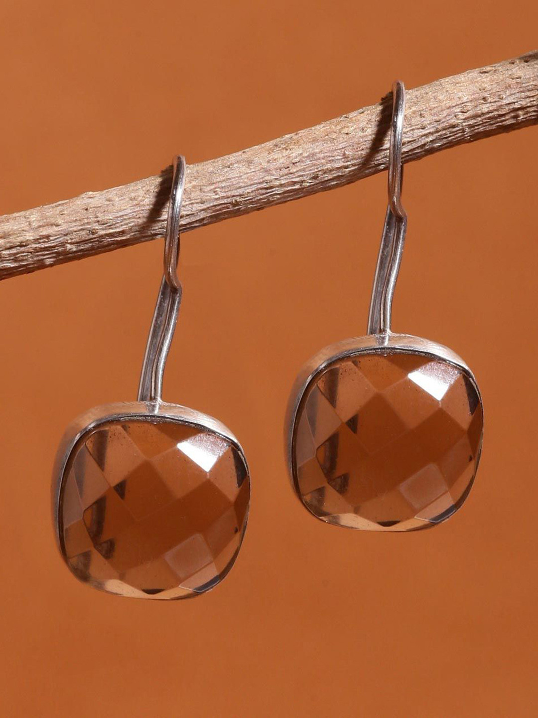 

Fabindia Contemporary Drop Earrings, Silver