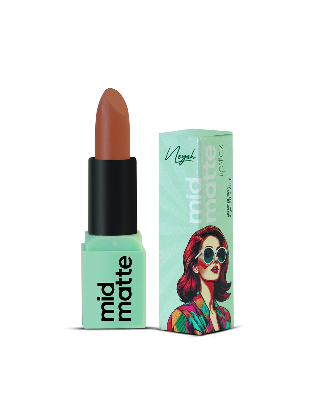 

Neyah Mid Matte Lipstick - Bombshell 111, Nude