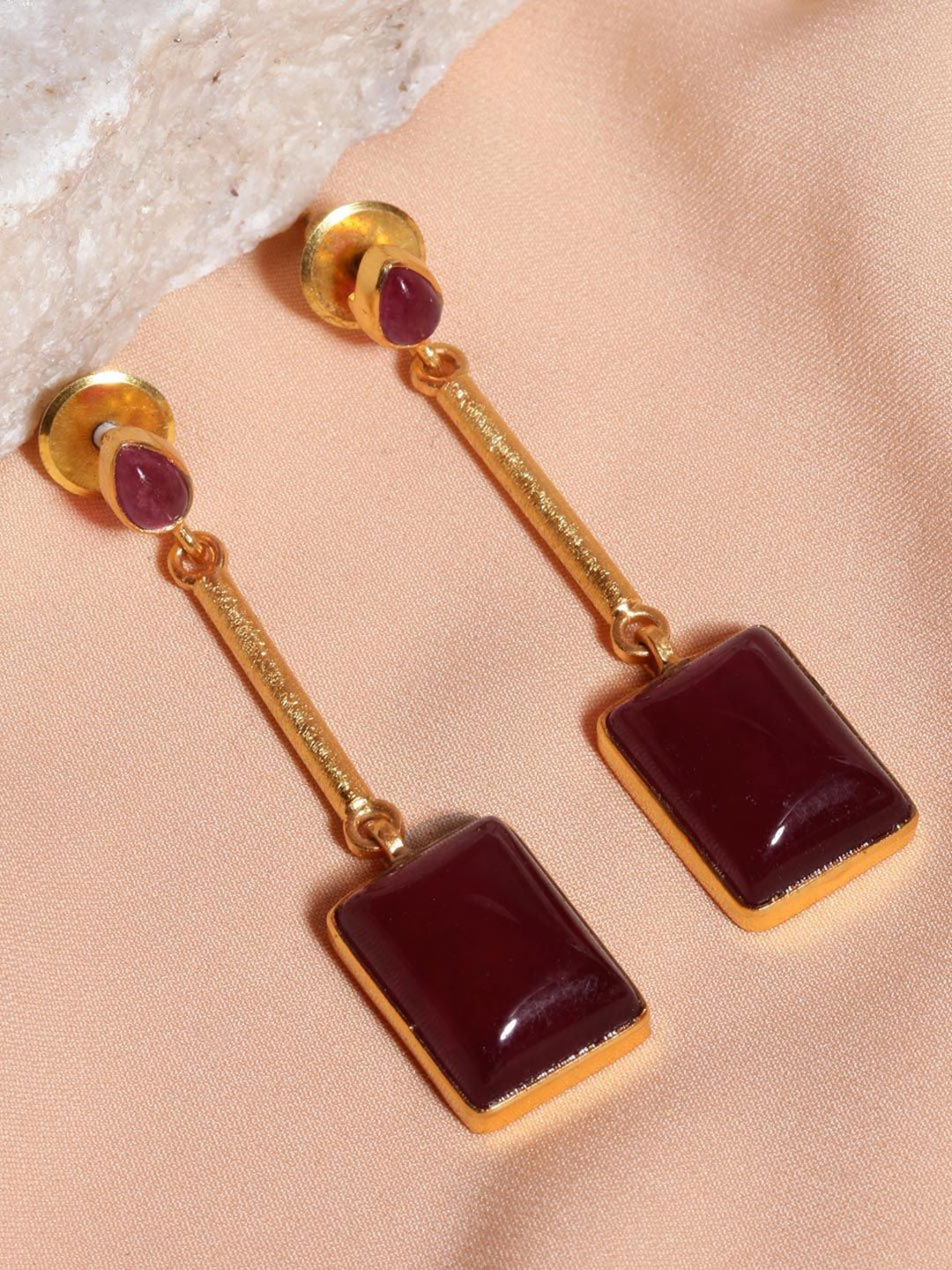 

Fabindia Contemporary Drop Earrings, Gold