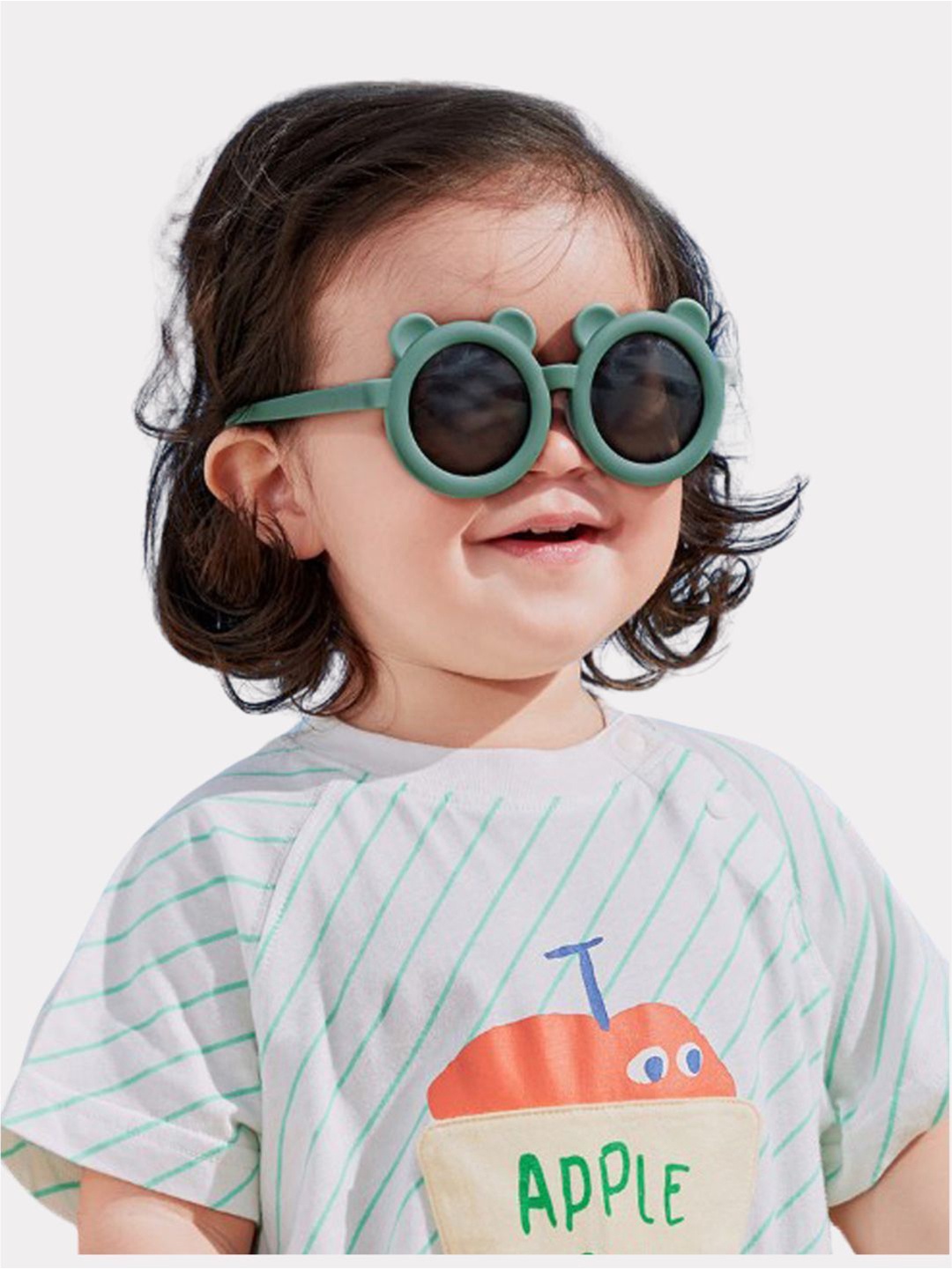 

Little Surprise Box LLP Kids Round Sunglasses With UV Protected Lens, Black