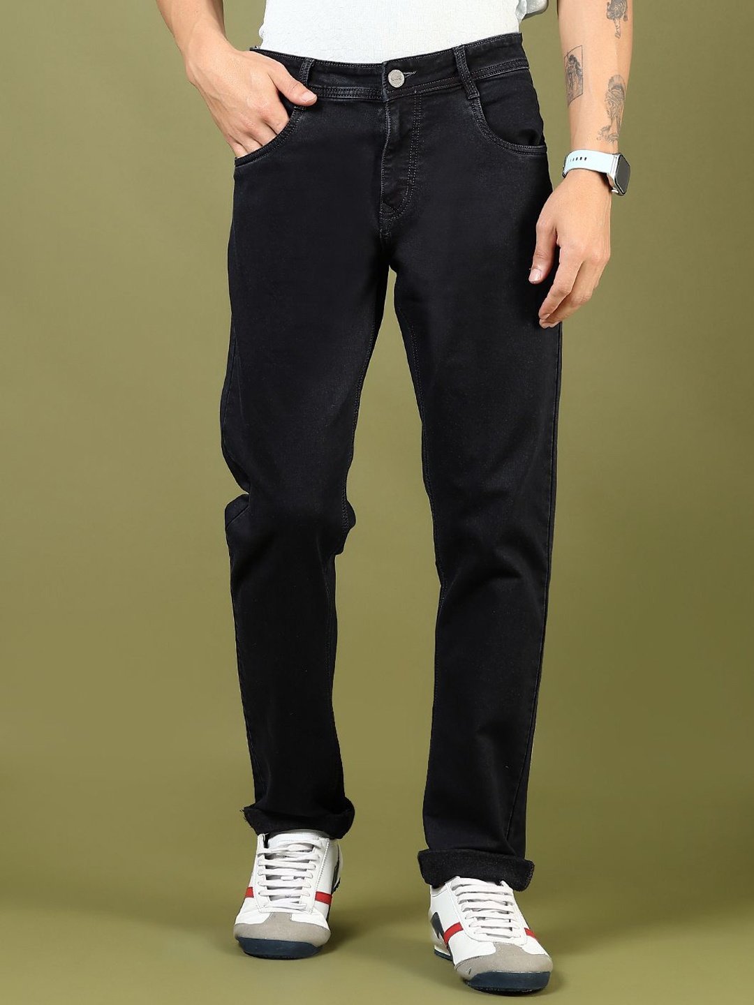 

V-Mart Men Light Fade Jeans, Blue
