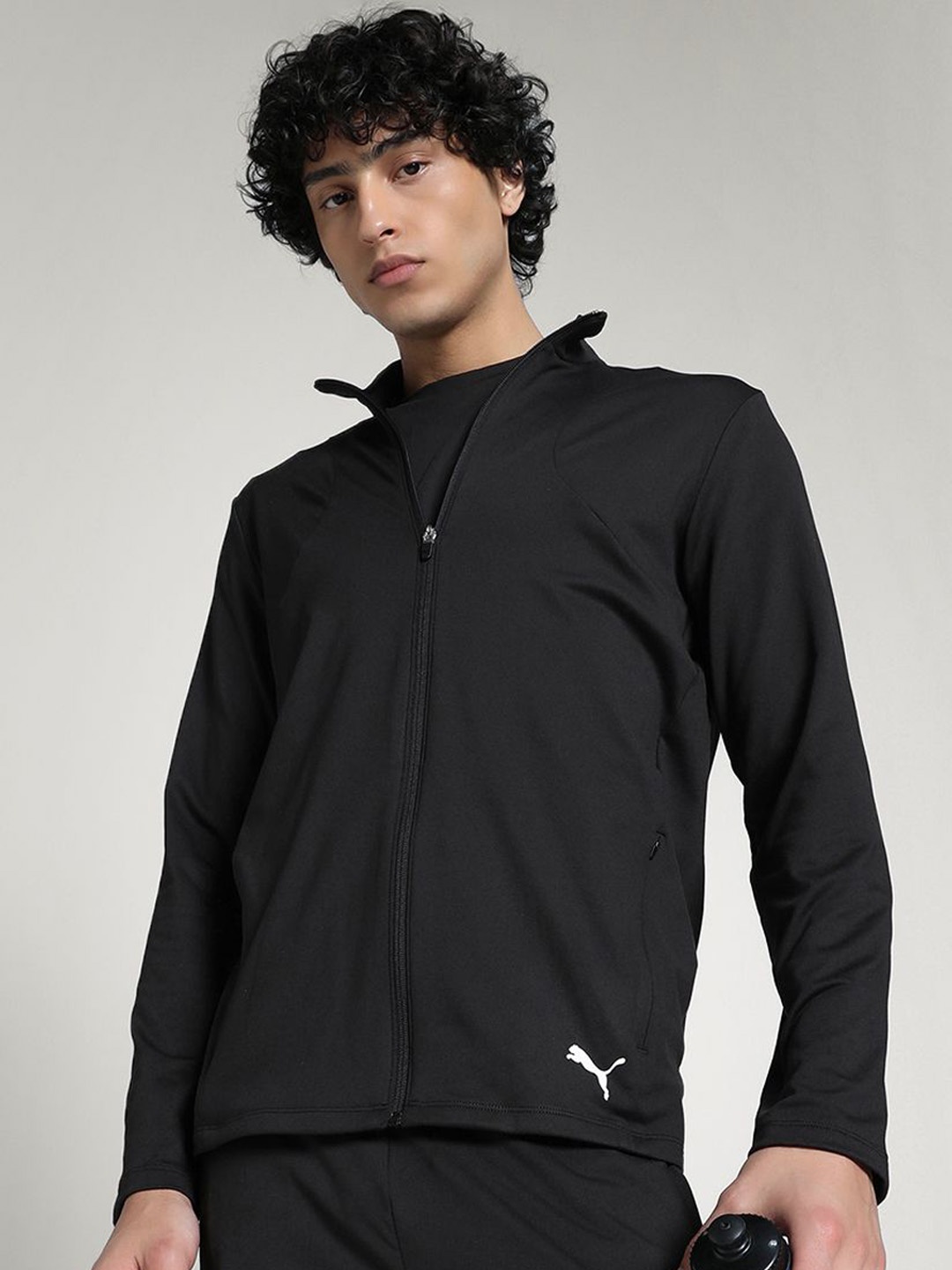 

Puma Cloudspun Full-Zip Men Training Cotton Jacket, Black