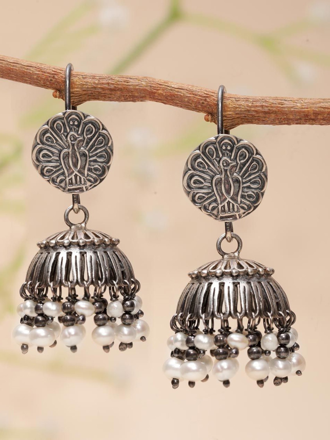 

Fabindia Jhumkas Earrings, Silver