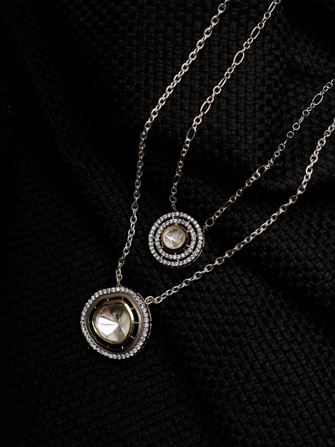 

AARSEE OFFICIAL Anti-Tarnish 22KT Gold-Plated Silver Radiance Stack