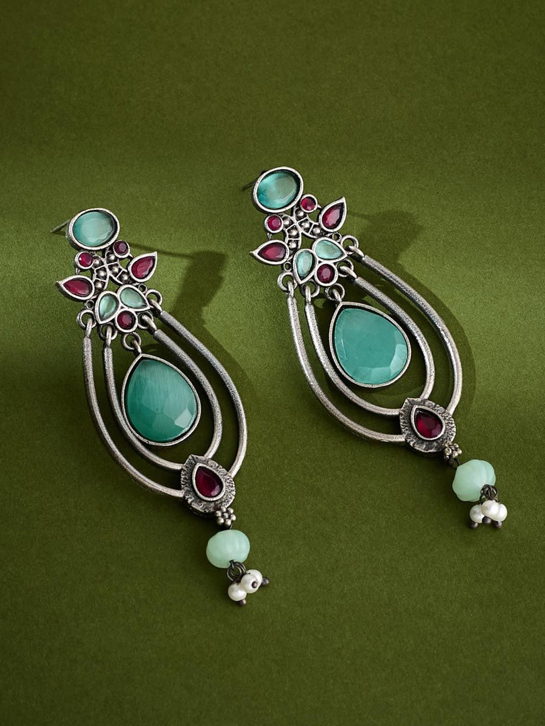 

Fabindia Drop Earrings, Silver