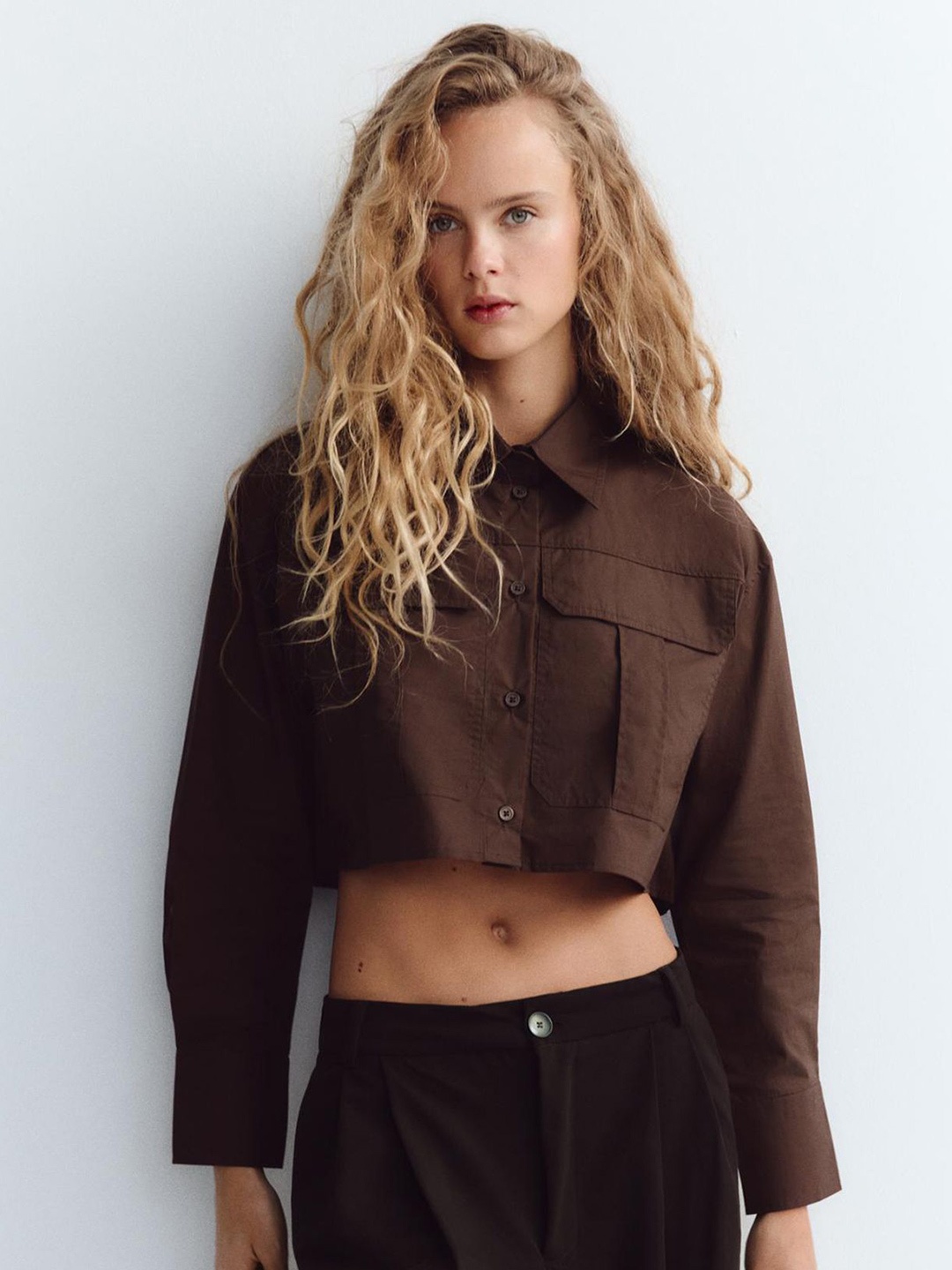 

LULU & SKY Women Opaque Casual Shirt, Brown