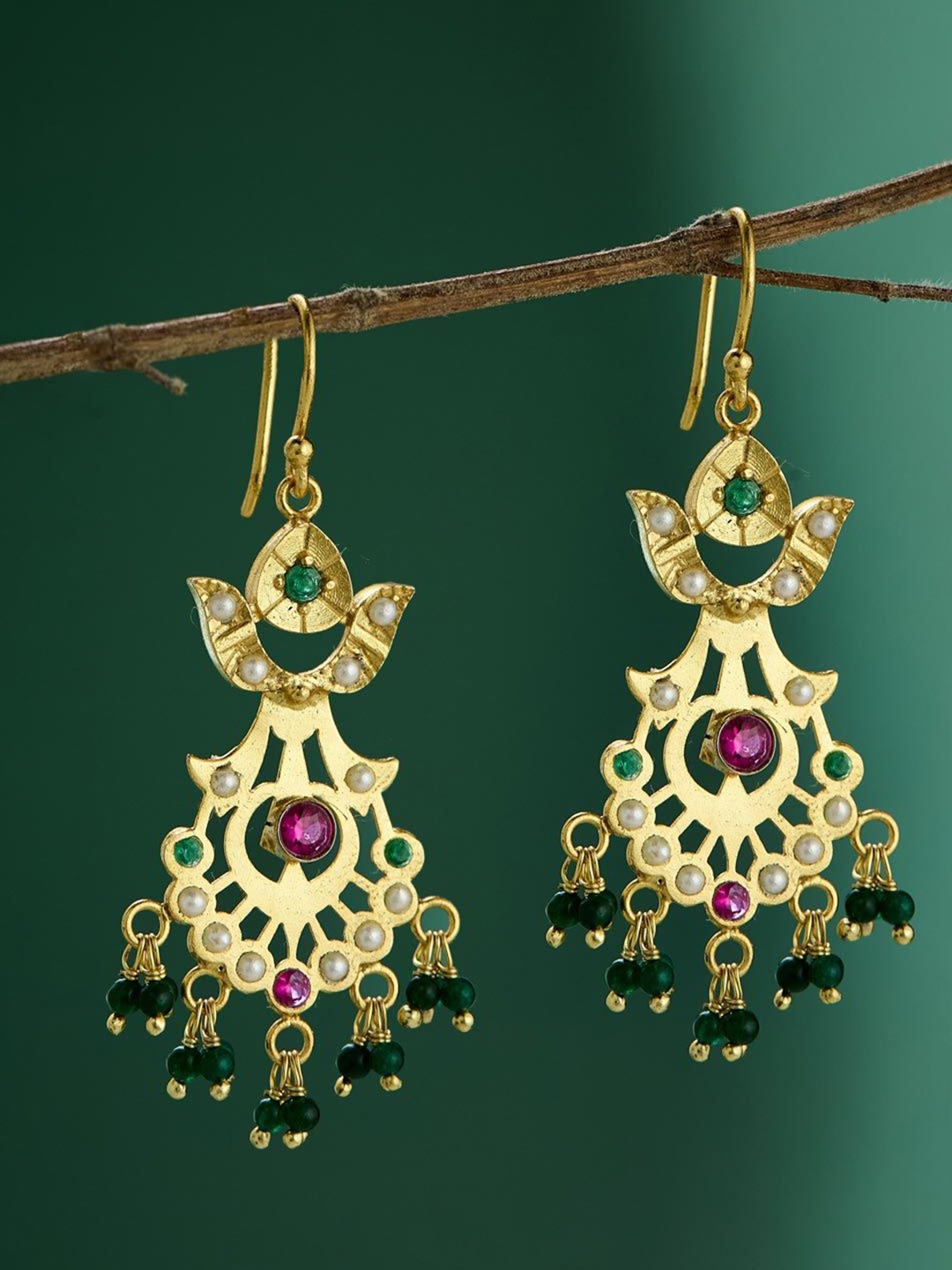 

Fabindia Drop Earrings, Gold