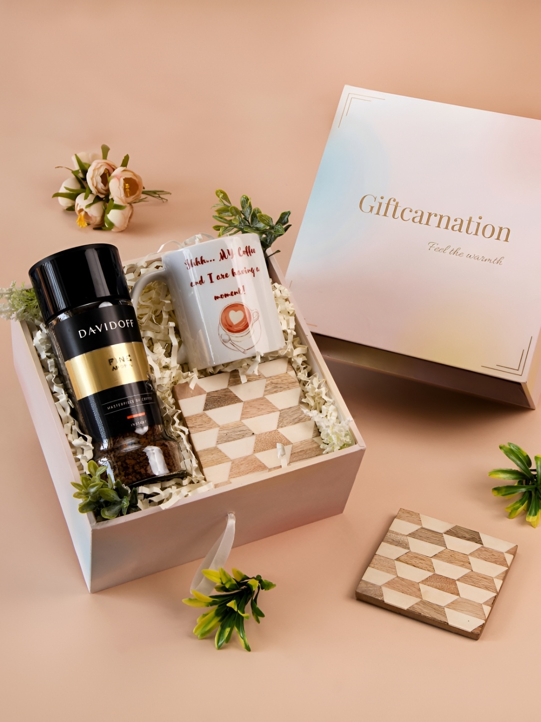 

Giftcarnation Brown Coffee Lover Gift Box, Black