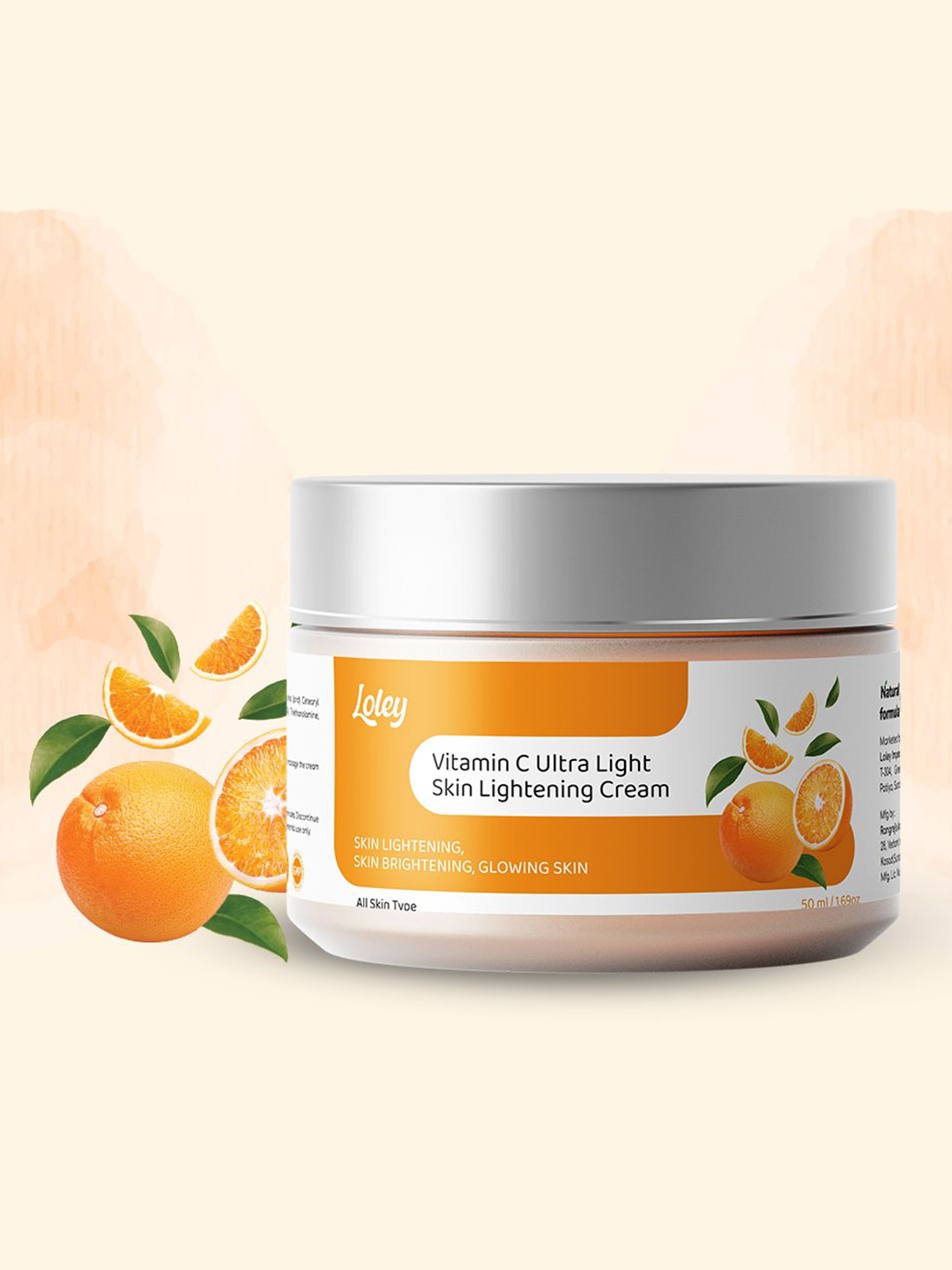 

LOLEY Vitamin C Ultra Light Skin Lightening Face Cream - 50 ml, White