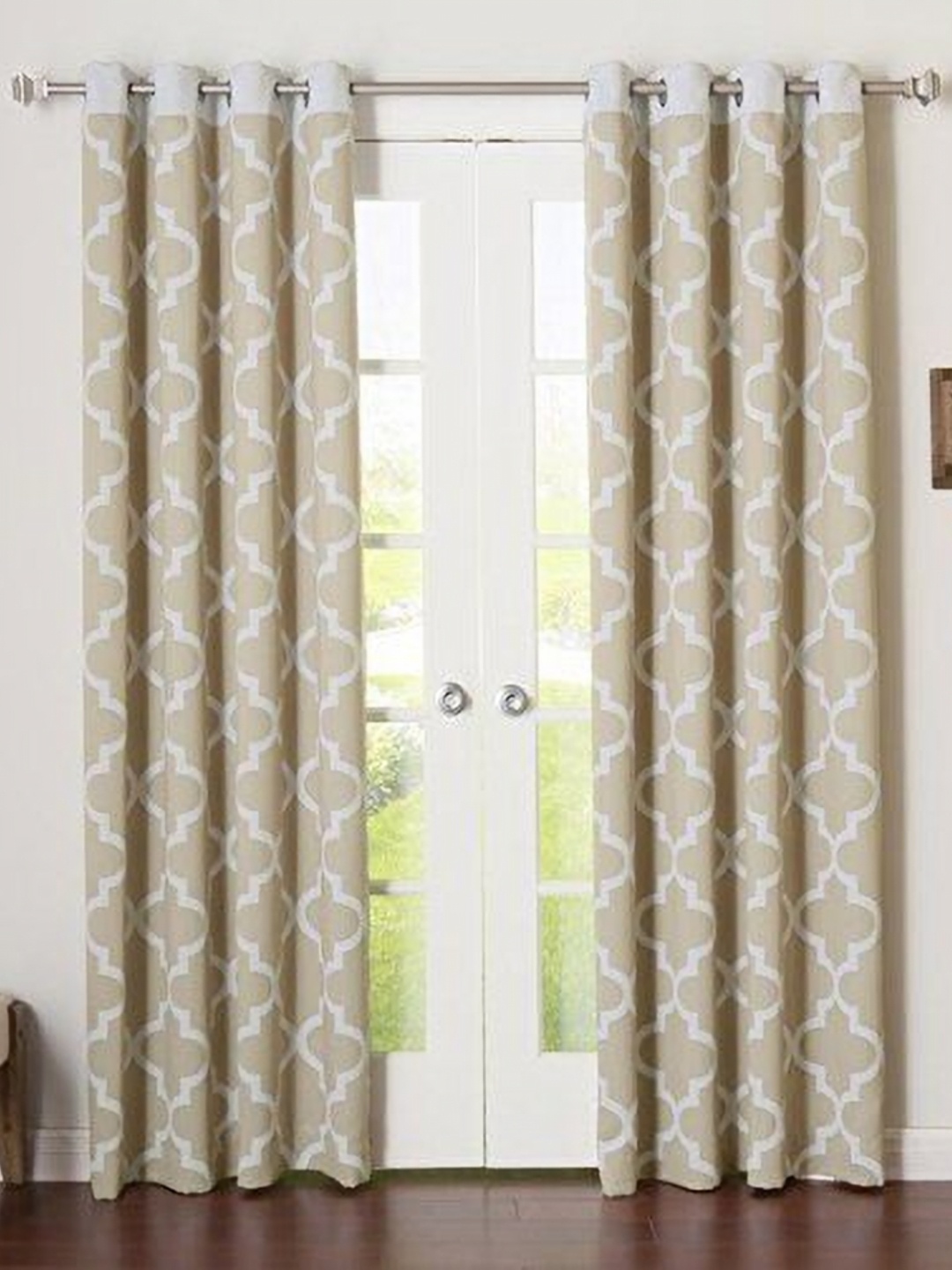 

Dekor World Multicoloured Set of 2 Door Curtain, Multi