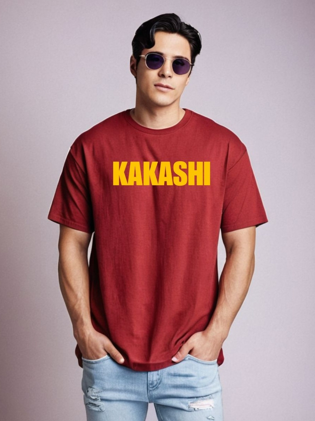 

Be Crazy Men Printed T-shirt, Red