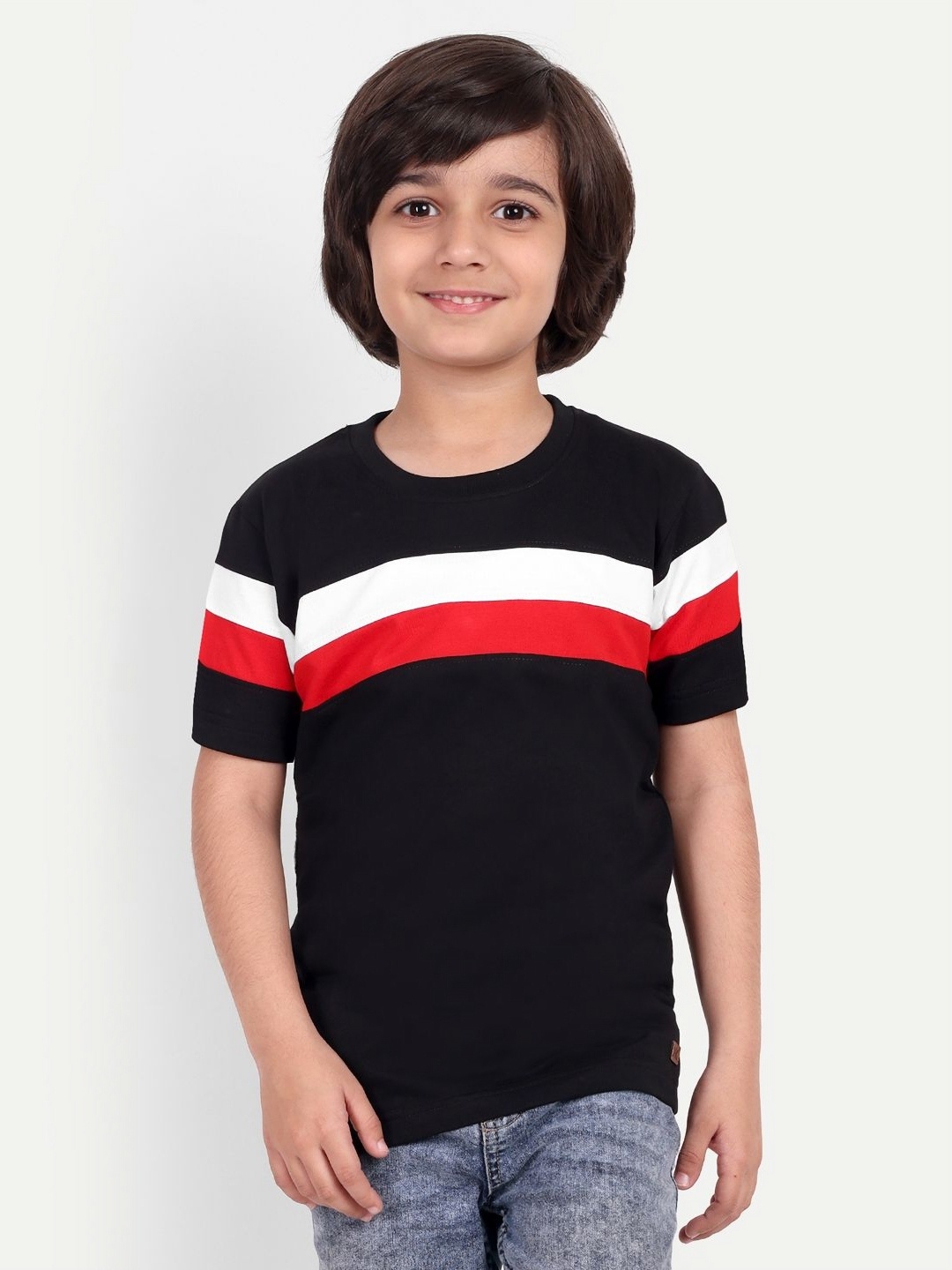 

Killer Boys Colourblocked T-shirt, Black