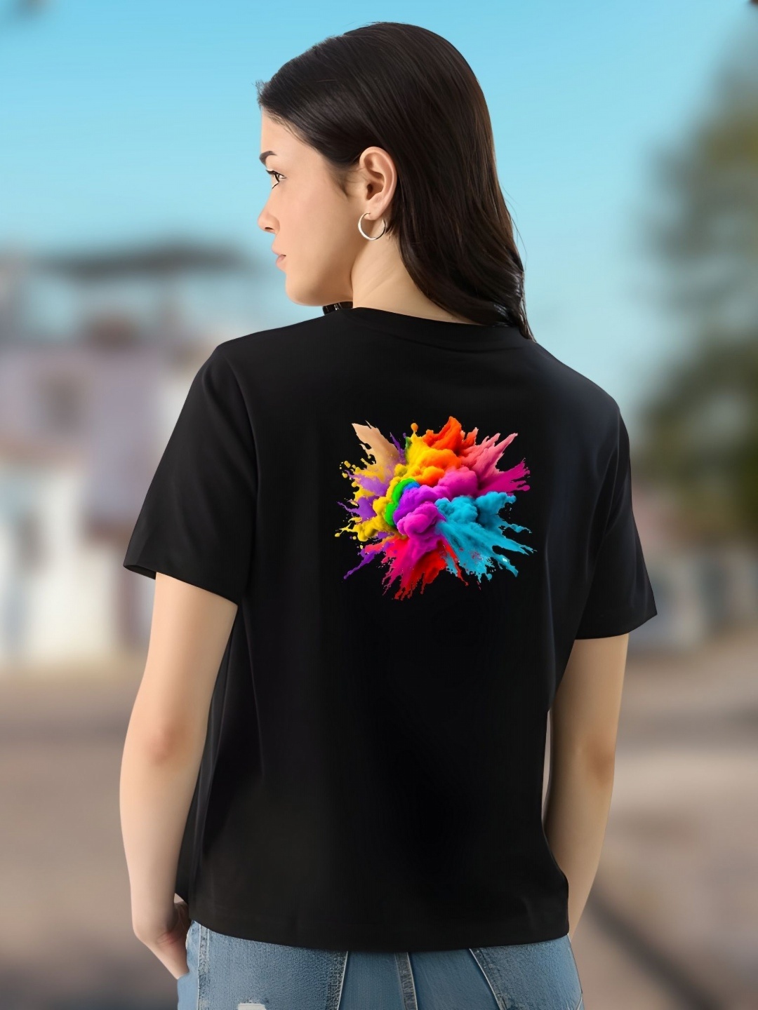 

Moda Rapido Women T-shirt, Black