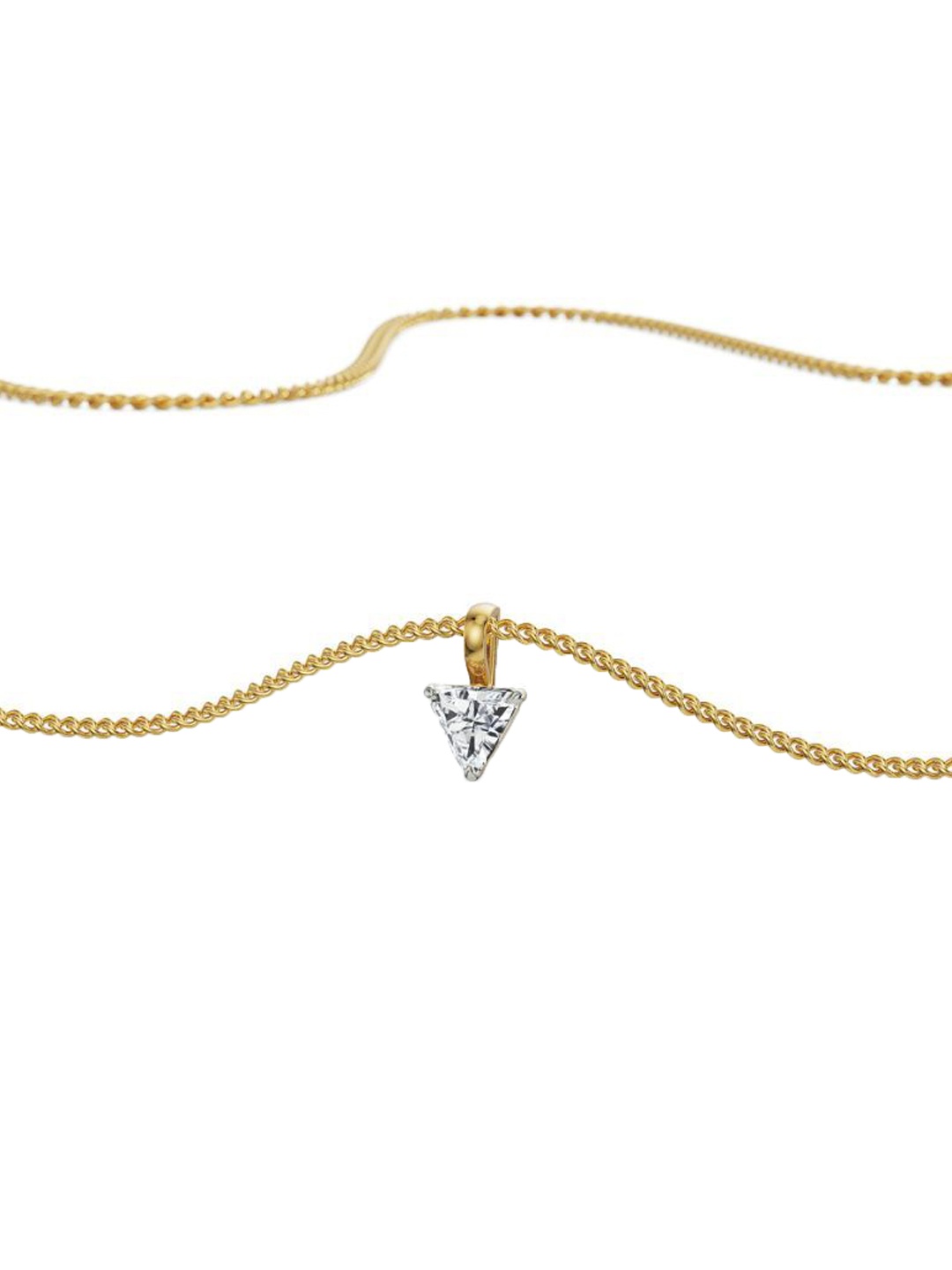 

Emori 1 CT Trillion Lab Grown Diamond Pendant, Yellow
