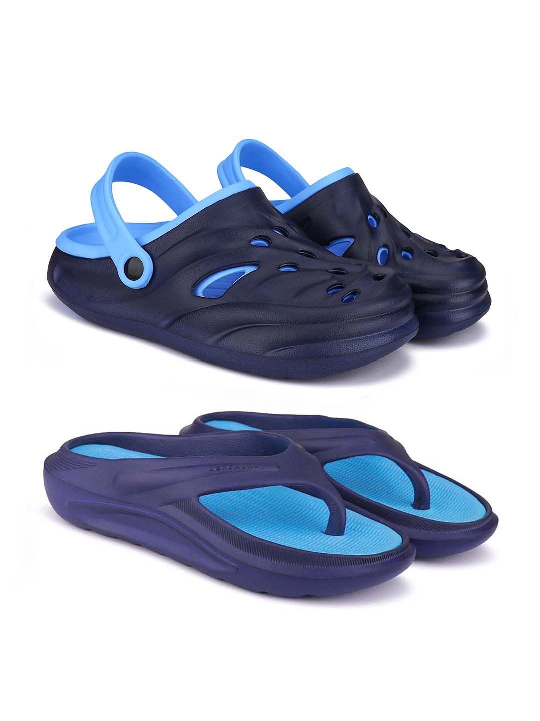 

BERSACHE Men Clogs, Navy blue