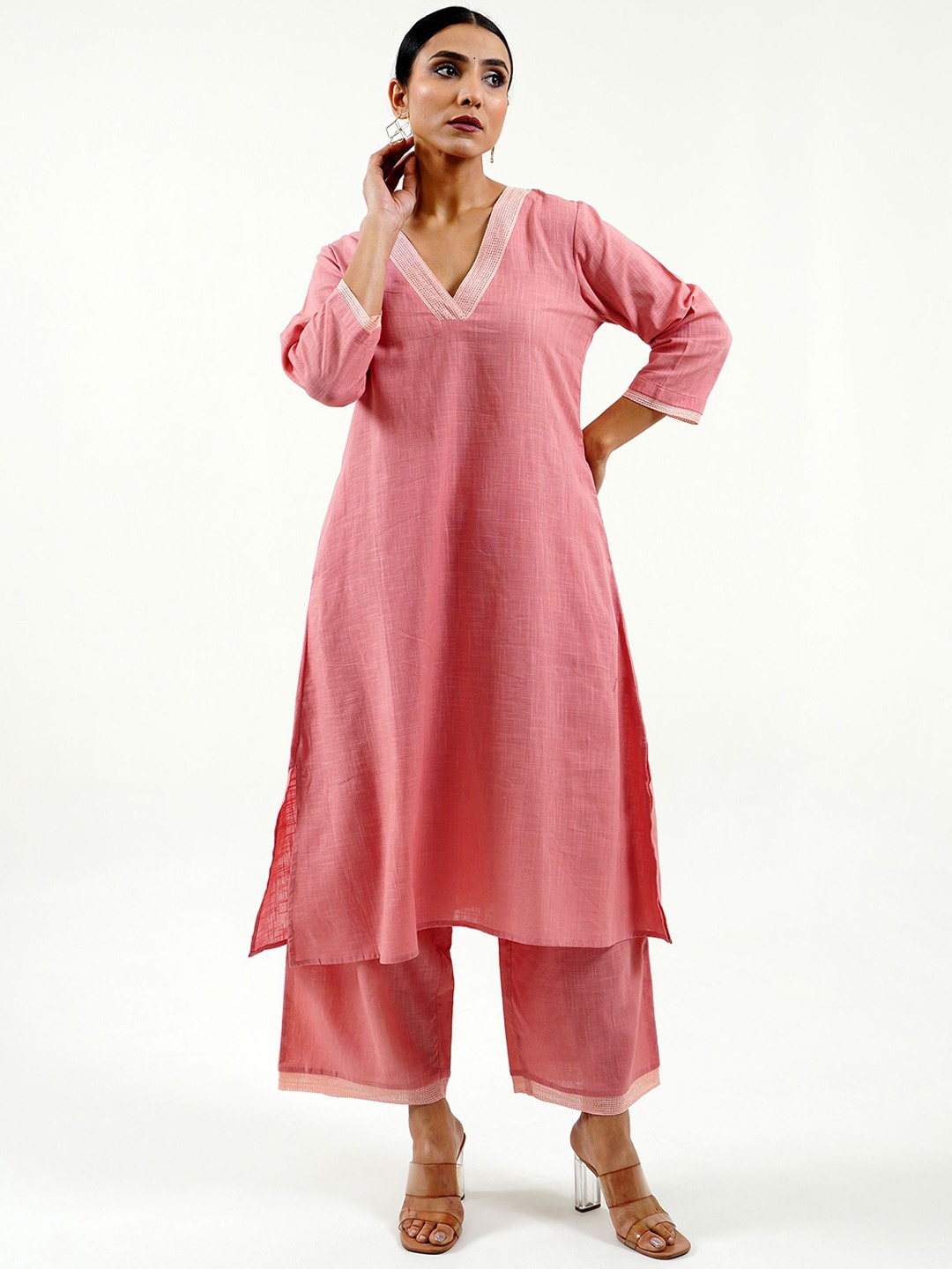 

CYAN Women Kurta, Pink