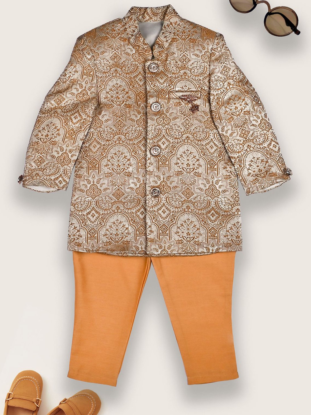 

we11 Boys Coat with Pyjamas, Gold