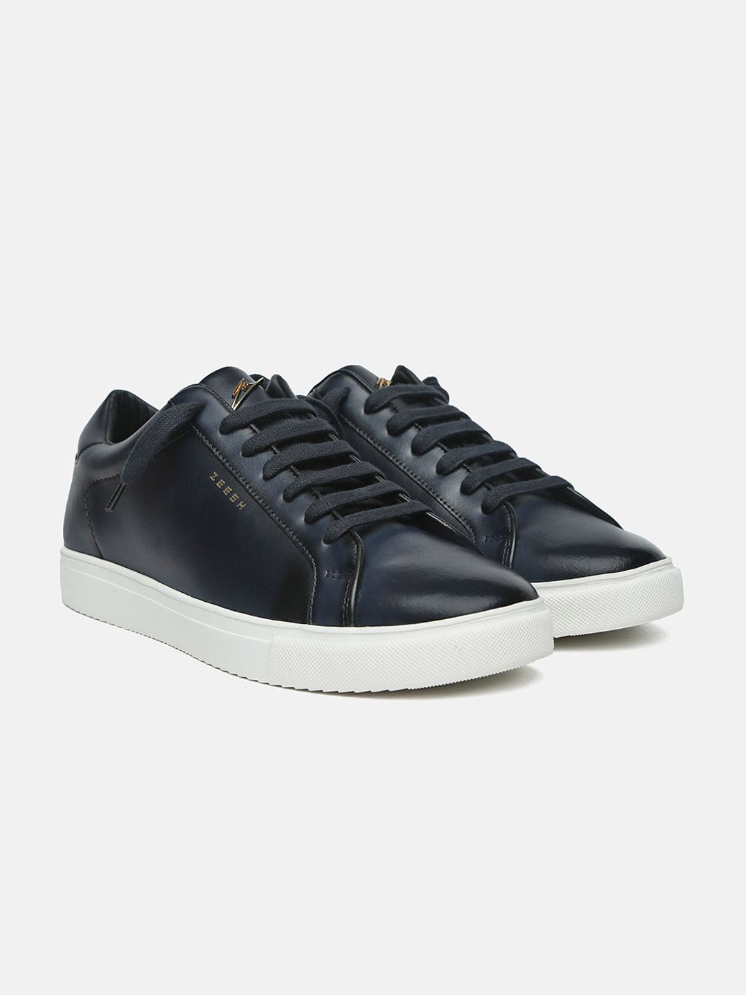 

ZEESH Men Leather Sneakers, Blue