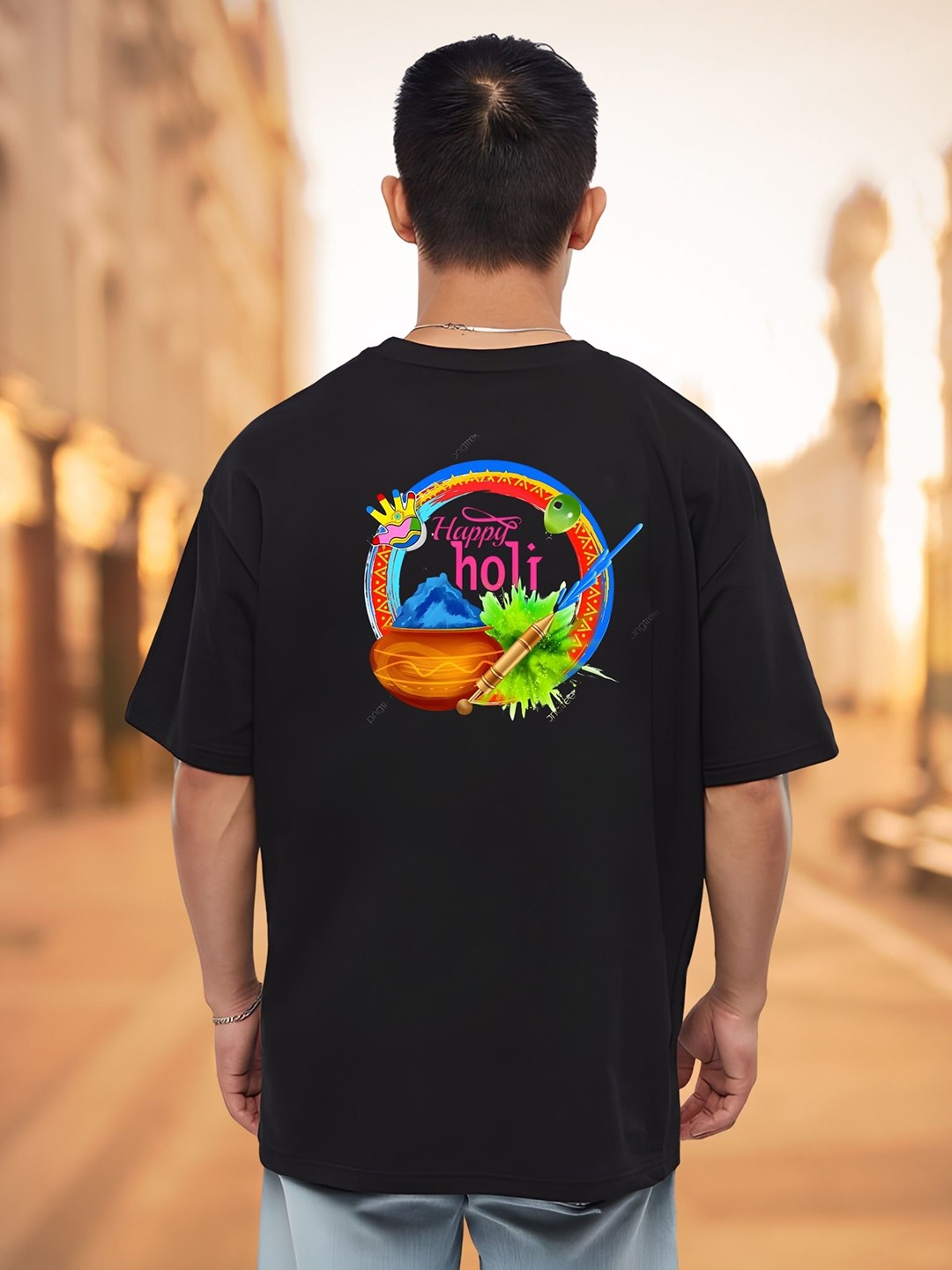 

Moda Rapido Men T-shirt, Black