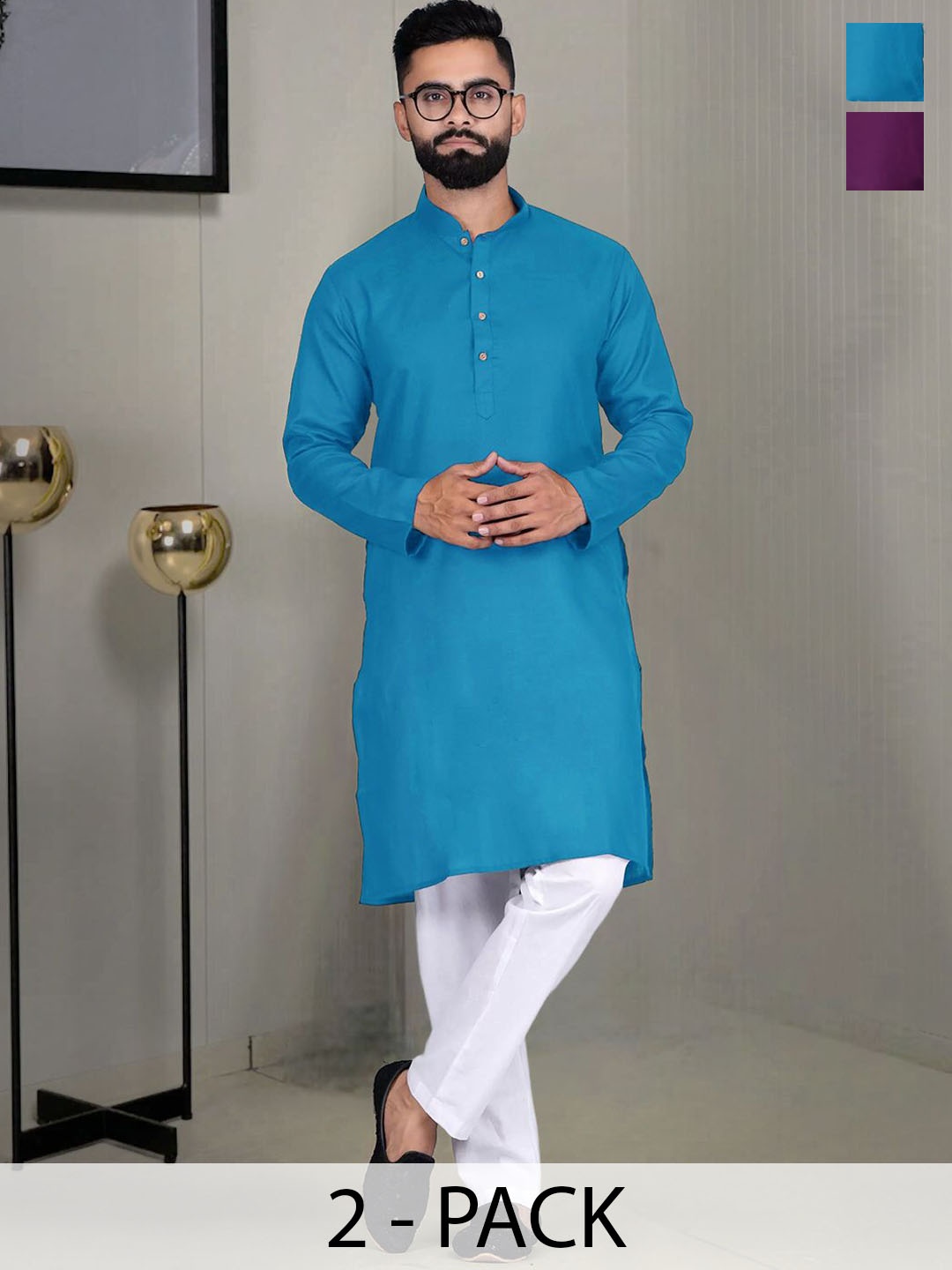 

Moda Rapido Men Kurta, Multi