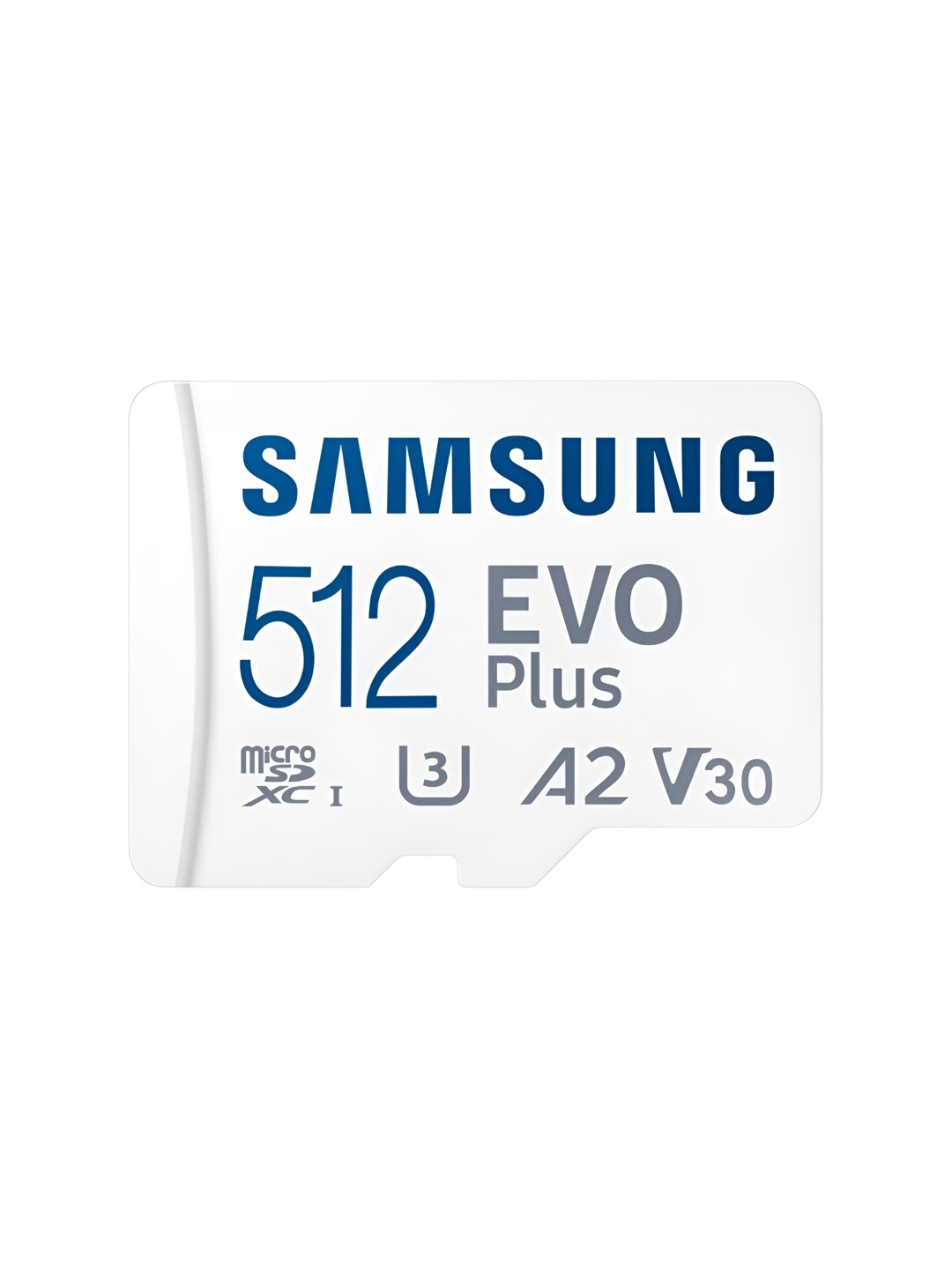 

Samsung EVO Plus 512GB Micro SDXC w/SD Adaptor Up-to 160MB/s Memory Card, White