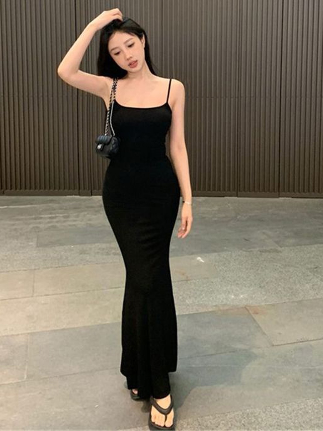 

LULU & SKY Maxi Dress, Black