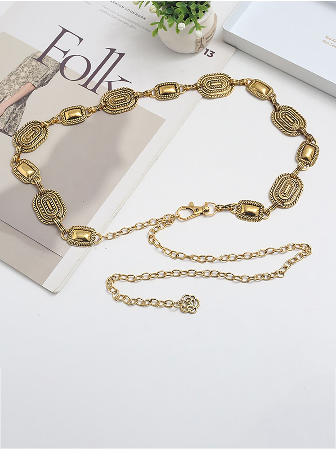 

SYGA Women Belt, Gold