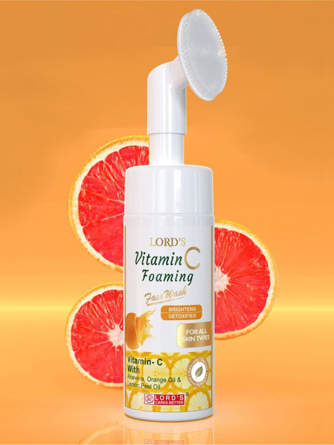

Lord's Cares Better Vitamin C Foaming & Aloevera Tan Removal Face Wash - 150 ml, Off white