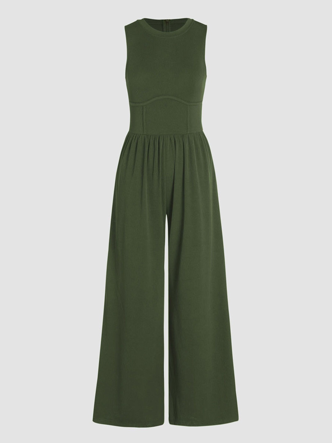 

FEMENEST Basic Jumpsuit, Green
