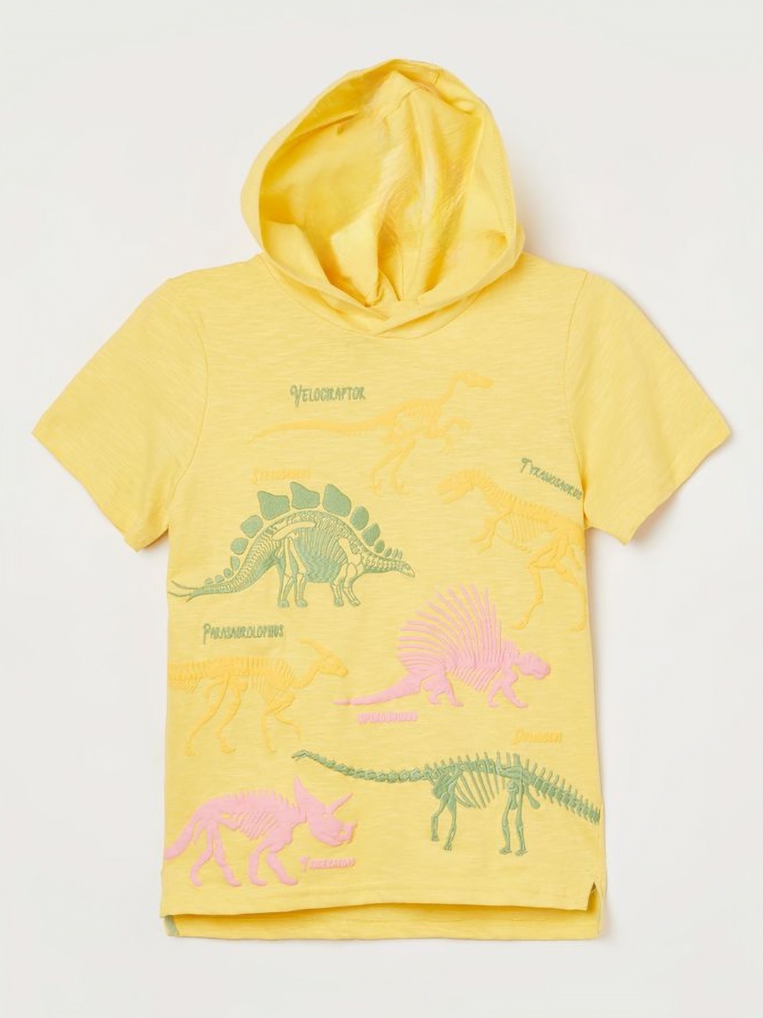 

Fame Forever by Lifestyle Boys Hooded Extended Sleeves T-shirt, Yellow