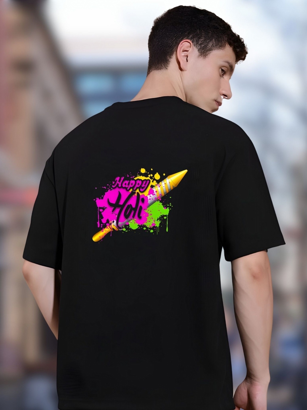 

SZN Men T-shirt, Black