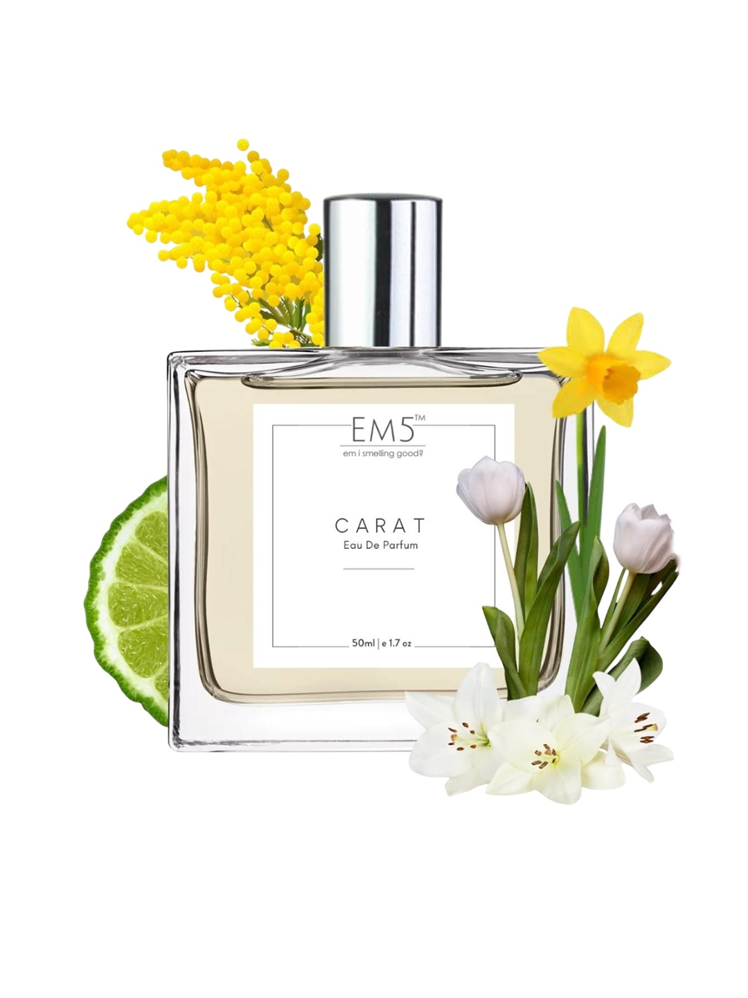 

EM5 Carat Long Lasting Eau De Parfum - 50 ml, Transparent