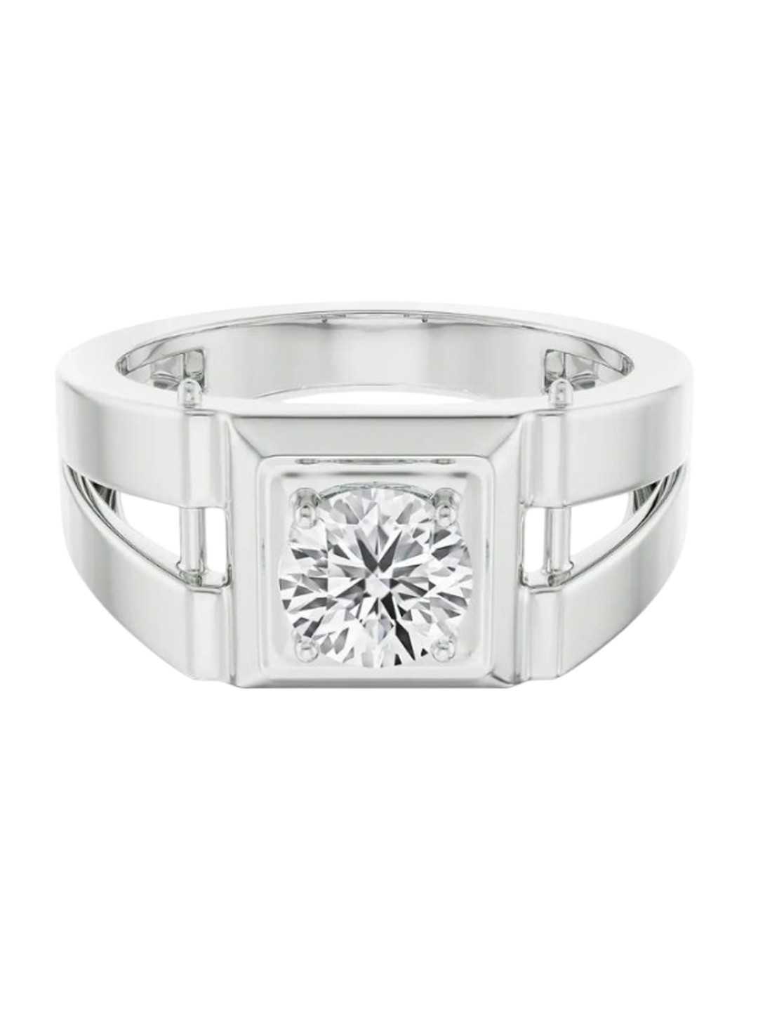 

Emori 1 CT Brandon Bold Diamond Ring, Silver