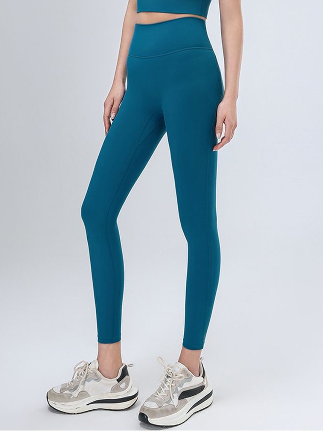 

LULU & SKY High-waisted Activewear Tights, Blue