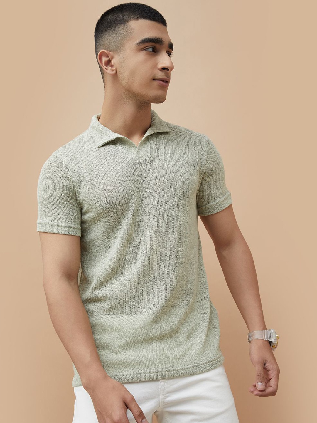 

Fame Forever by Lifestyle Men Polo Collar Pockets T-shirt, Grey