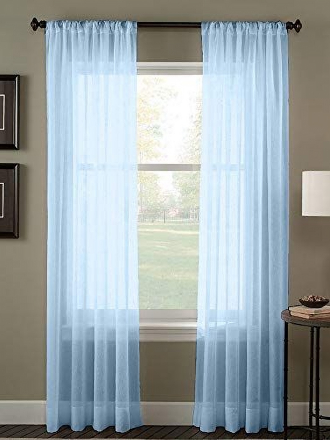 

Dekor World Multicoloured Set of 2 Sheer Door Curtain, Multi