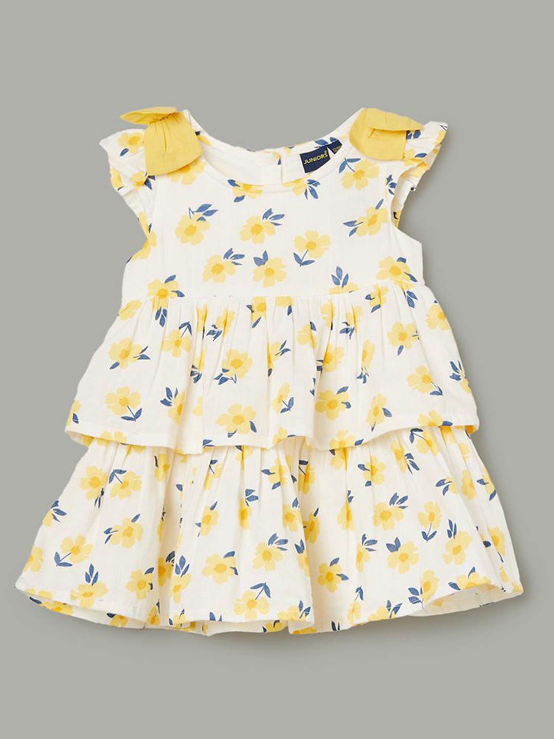 

Juniors by Lifestyle Print A-Line Dress, White