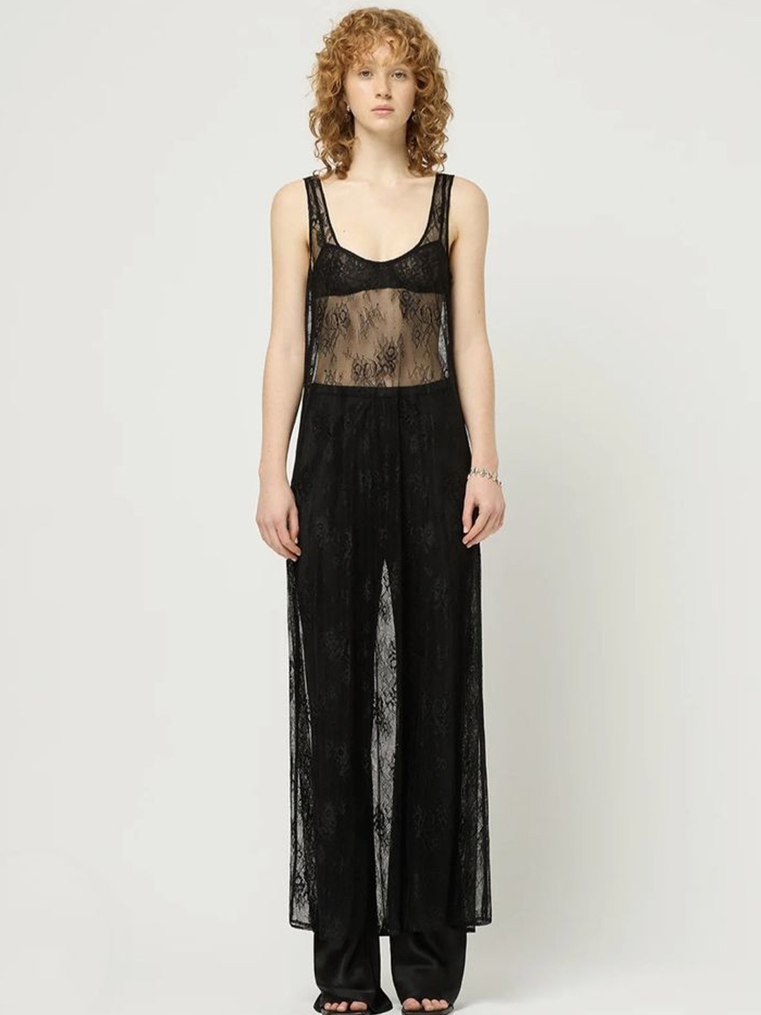 

LULU & SKY Print Maxi Dress, Black
