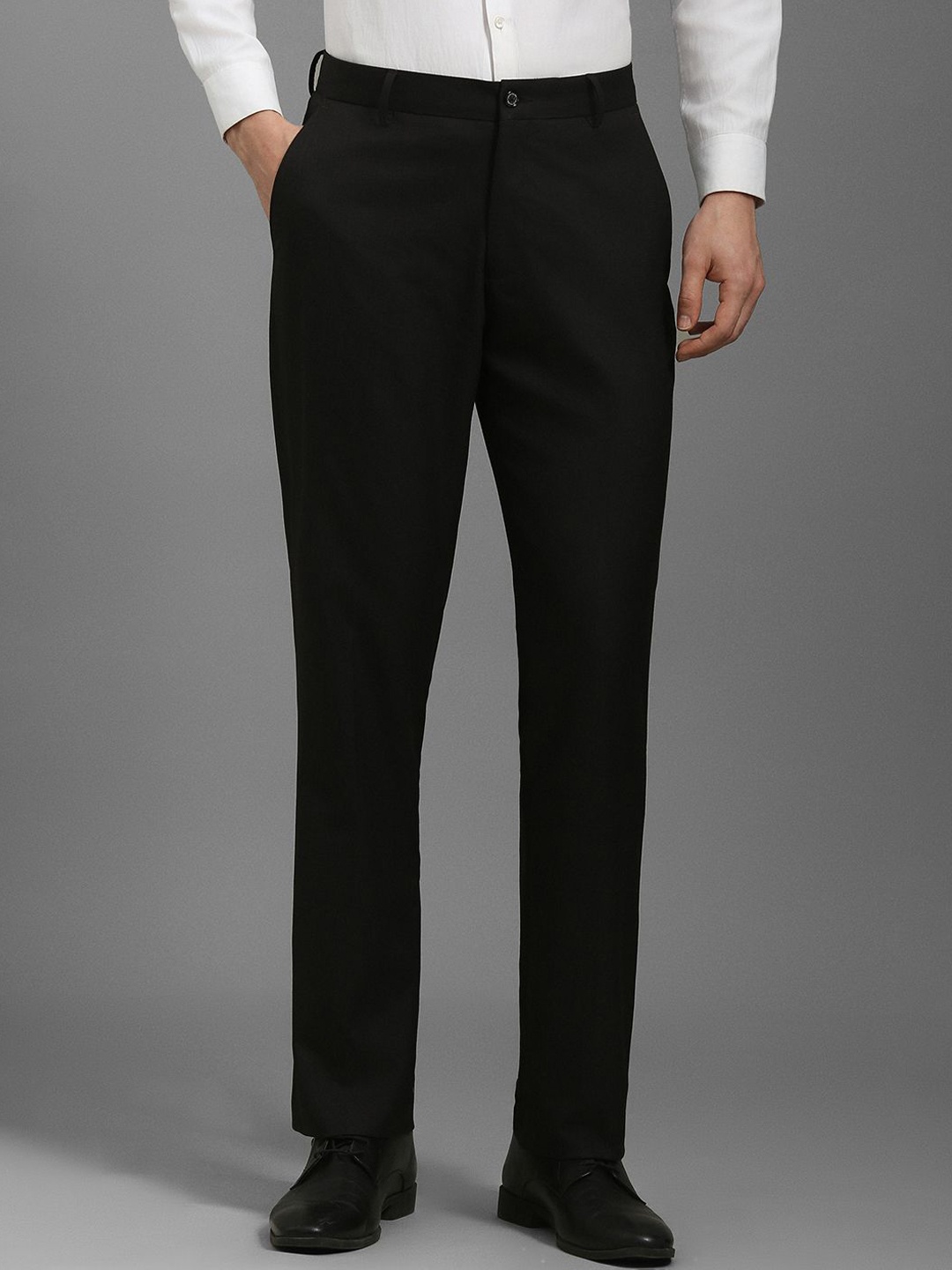 

Louis Philippe Men Trousers, Black