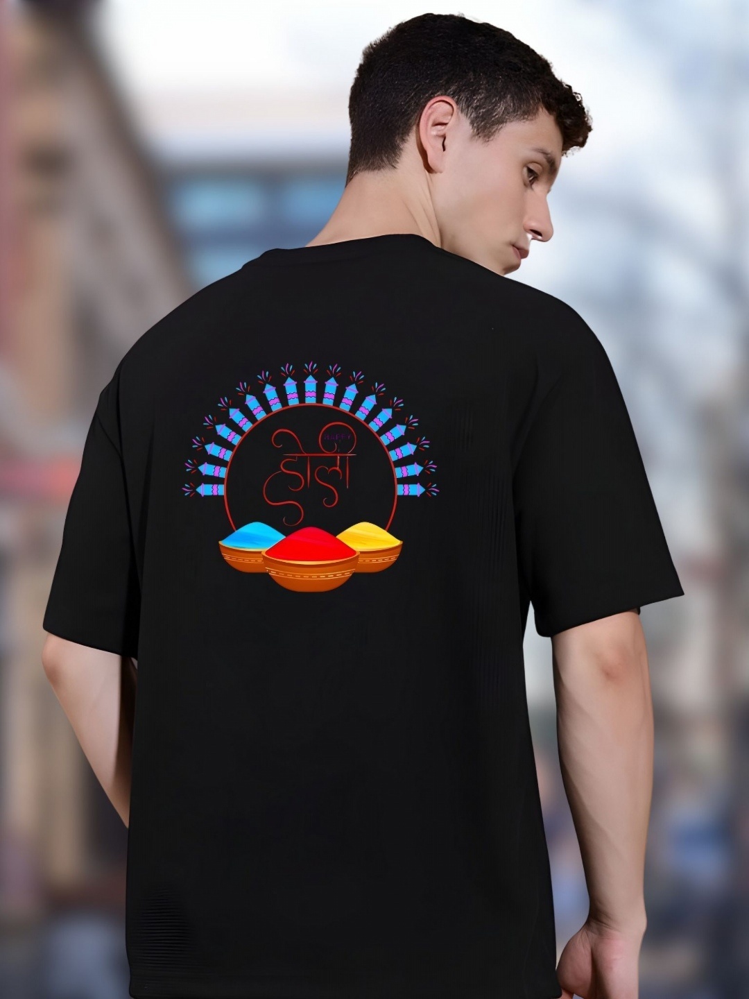 

SZN Men T-shirt, Black