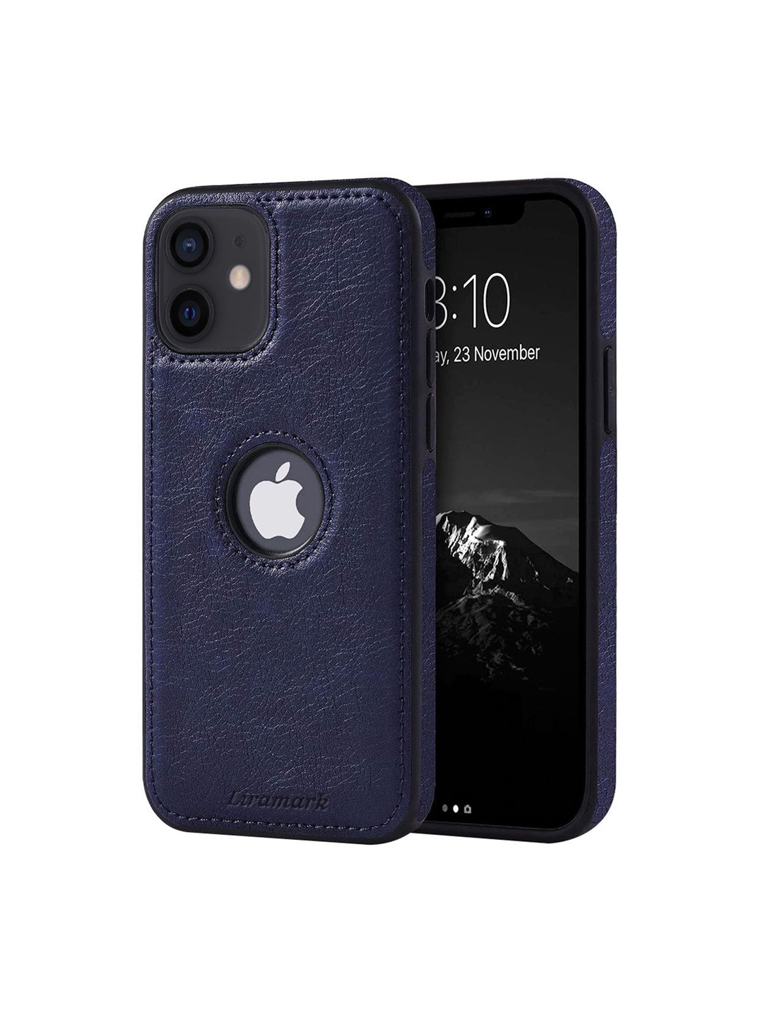 

LIRAMARK Solid Printed iPhone 12 Mini Back Case Mobile Accessories, Blue