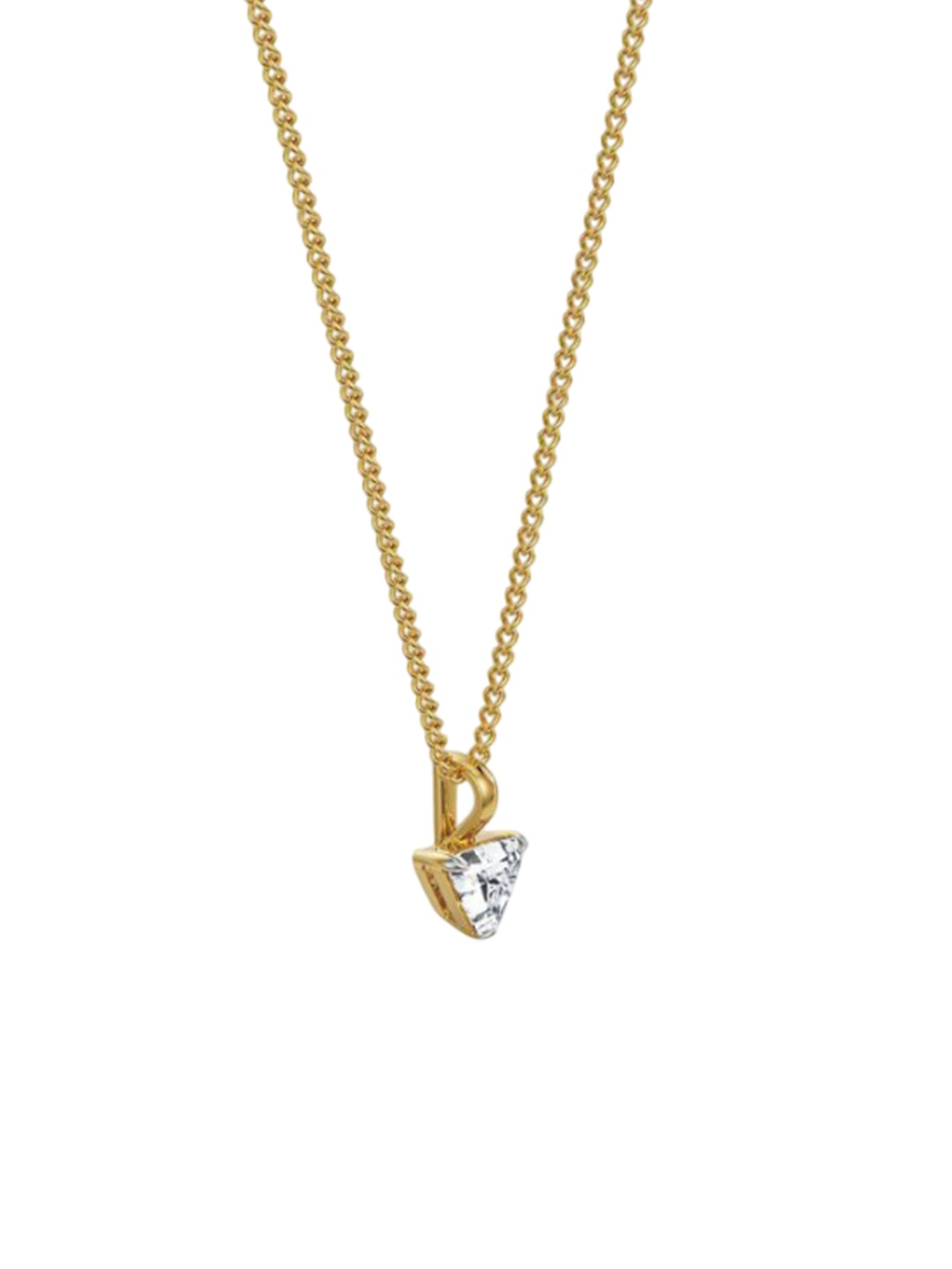

Emori 1 CT Trillion Lab Grown Diamond Pendant, Yellow