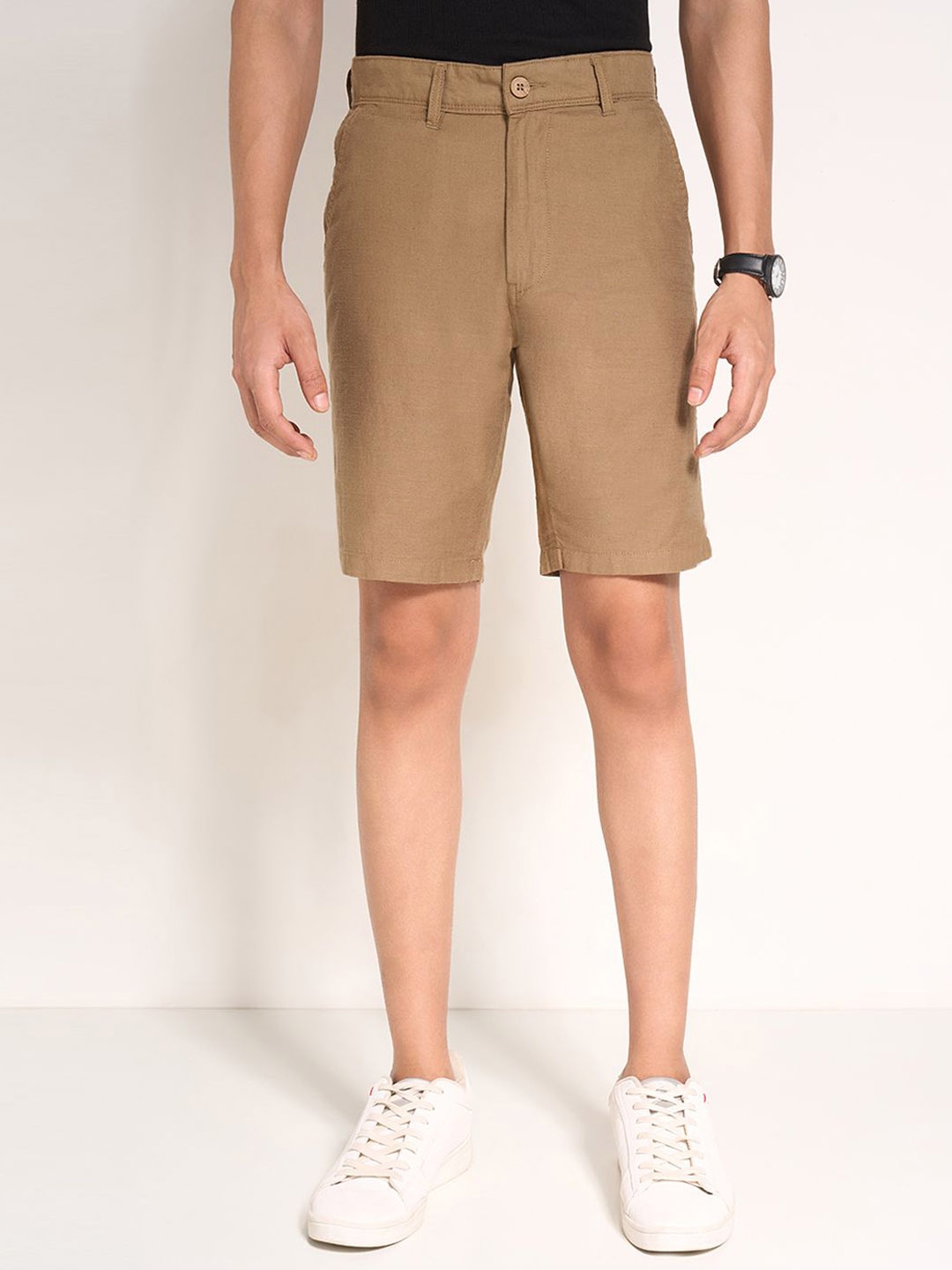 

Peregrine by Pantaloons Men Slim Fit Outdoor Shorts, Green