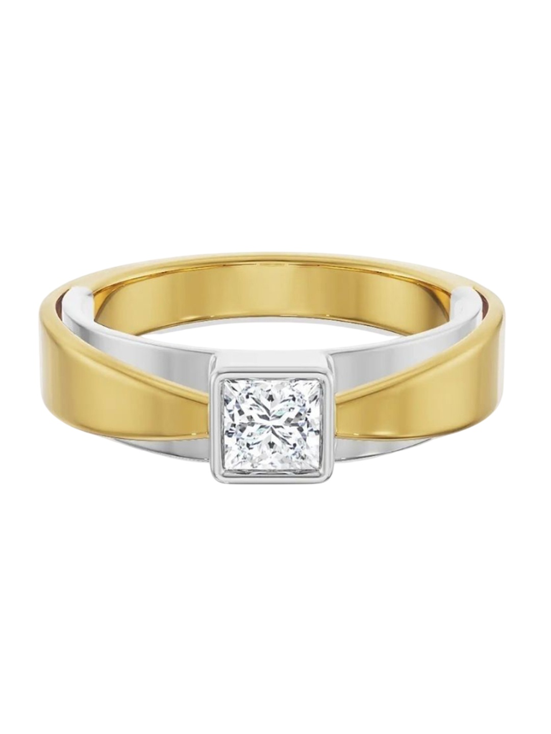 

Emori Ryan Squared Diamond Ring, Gold