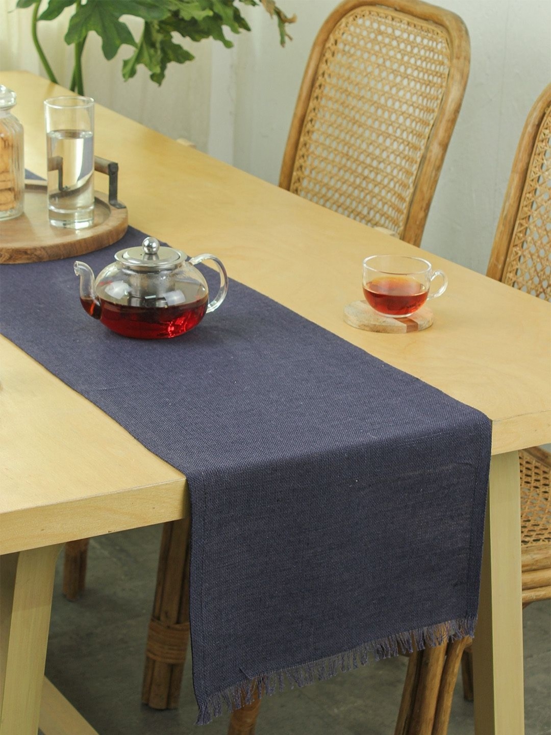

House This Blue Neel Table Runner