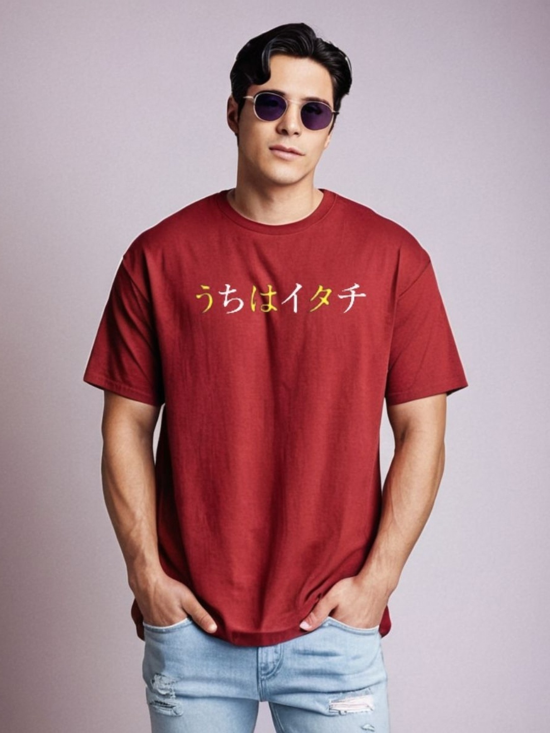 

Be Crazy Men Printed T-shirt, Red