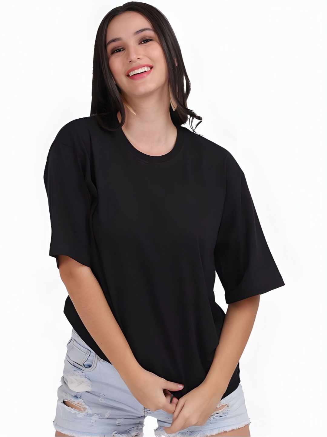 

Moda Rapido Women T-shirt, Black