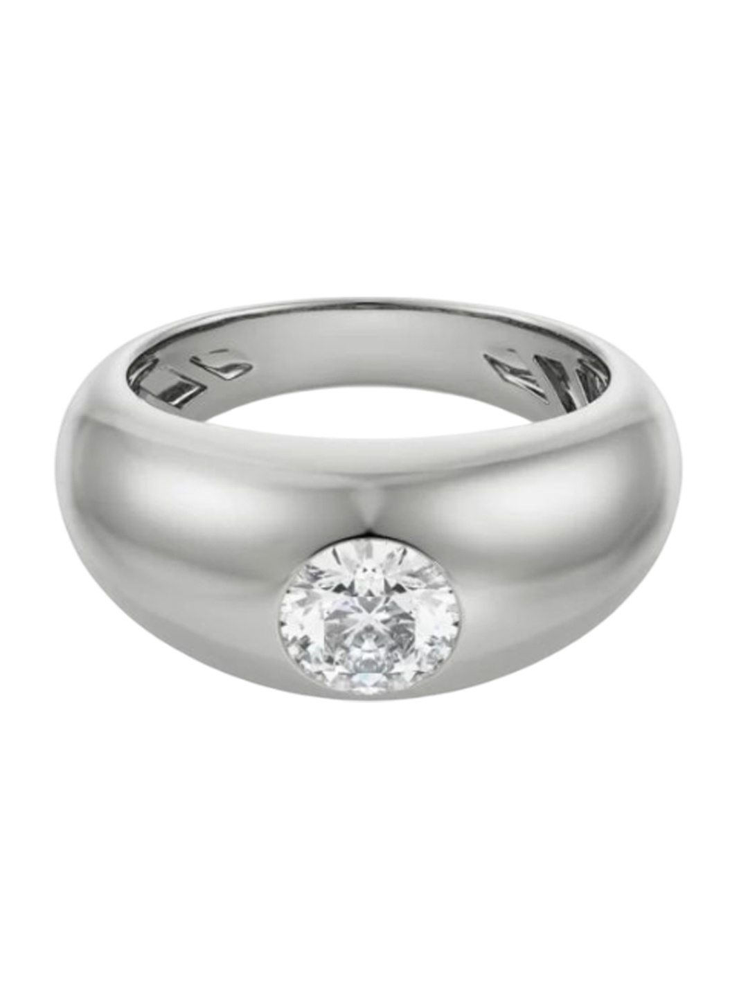 

Emori Joshua Diamond Ring, Silver