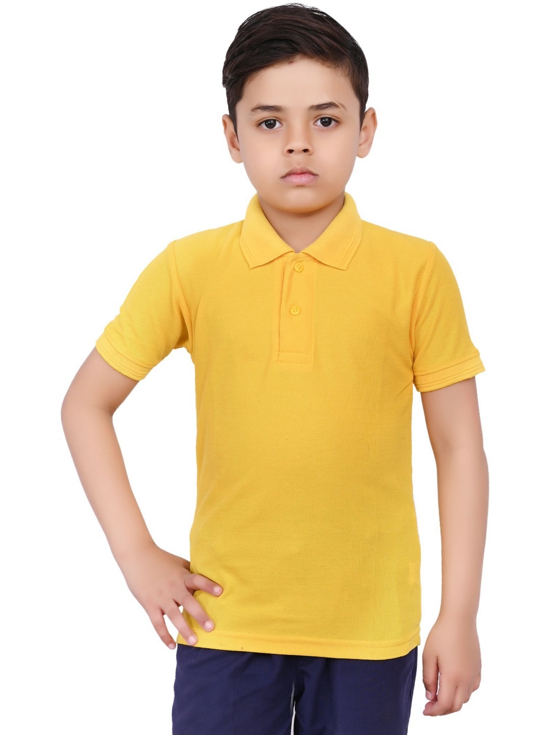 

BAESD Kids Polo Collar T-shirt, Yellow